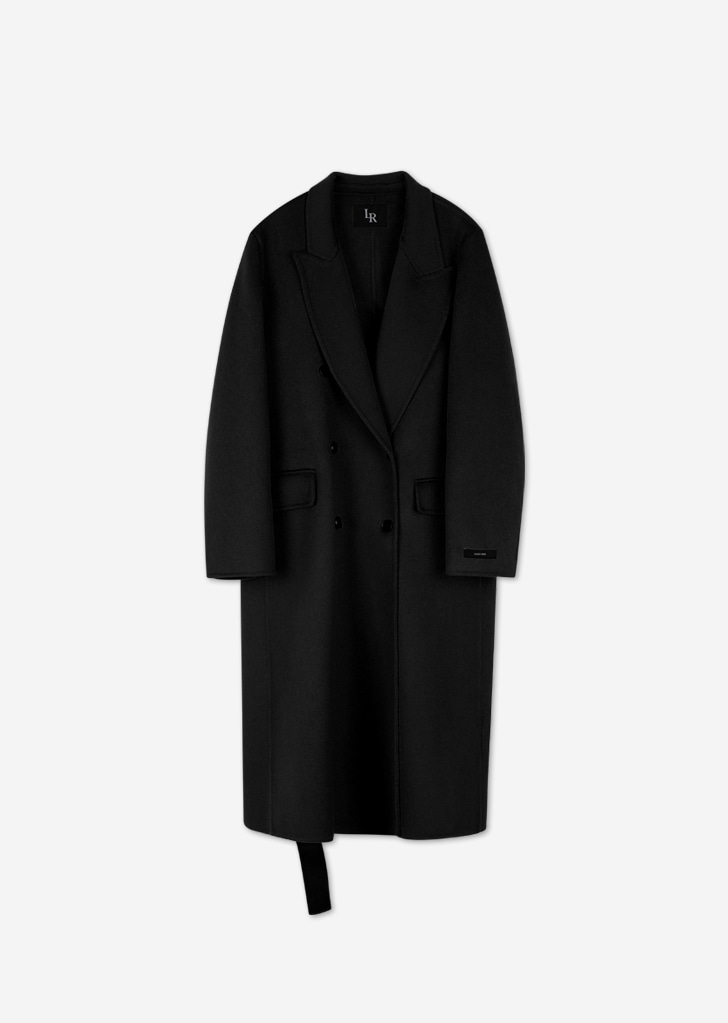 Handmade Double Long Coat [Black]